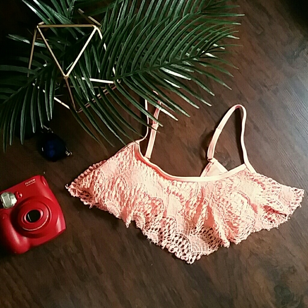 Xhilaration lace swim suit top